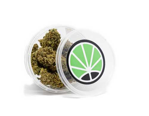 Packaging of White Widow from CBD flower shop