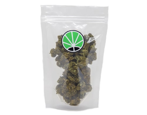 packaging di fiori di marijuana light lemon cheese