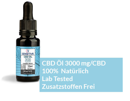 Beschreibung CBD Öl 15 ml 20% - Sensitiva