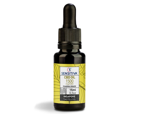 Flacon CBD Huile 15 ml 10% - Sensitiva
