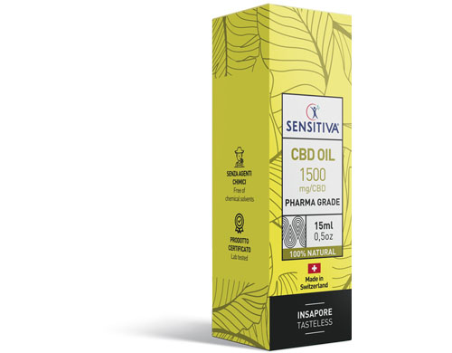 Sensitiva Huile de Cbd 10 Emballage