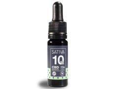 flasche von Öl Sativa von cbd 10%