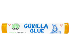 confezione di pre rolled di cannabis legale Gorilla Glue