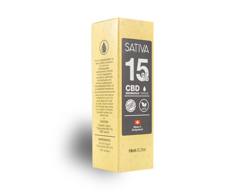 pack oil sativa at 15% of cbd