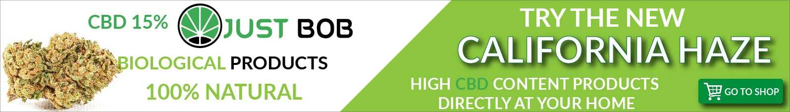 banner cbd online shop Justbob