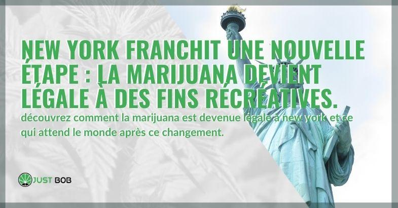 New York : la marijuana devient légale