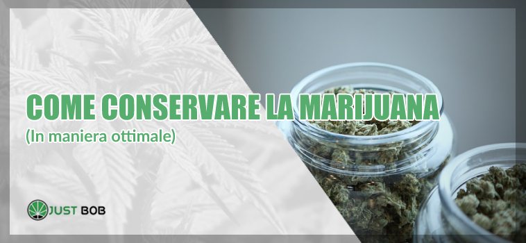 Come conservare la marijuana