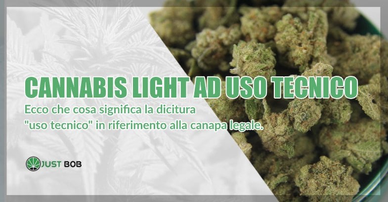 Cannabis light ad uso tecnico