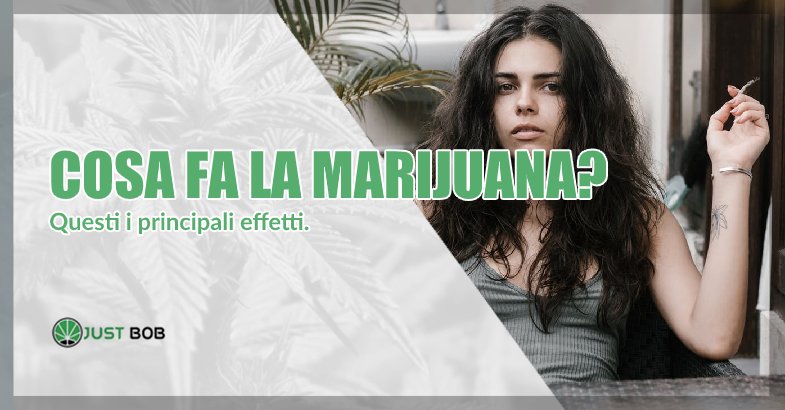 Che cosa fa la marijuana? Effetti