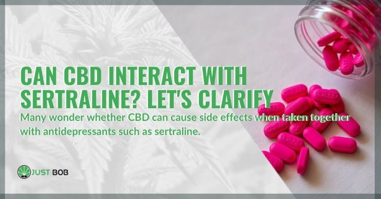 Can CBD interact with sertraline? Let’s clarify