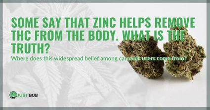 Zinc removes thc from the body