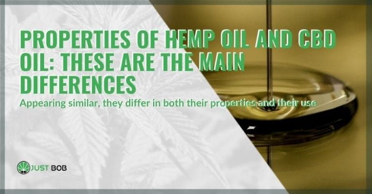 Properties of hemp oil and CBD oil