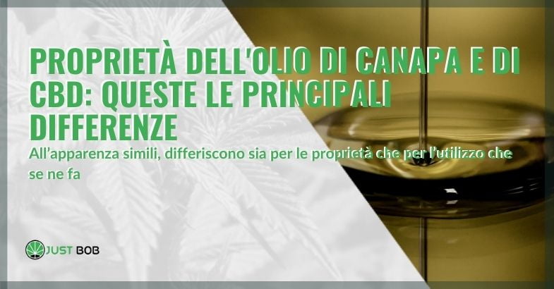 Proprietà dell’olio di canapa e di CBD