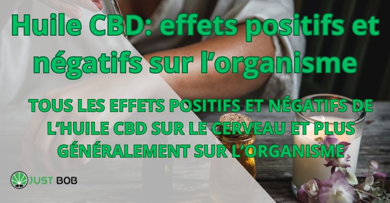 Huile CBD: effets positifs et négatifs sur l’organisme