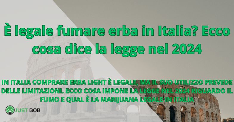 È legale fumare erba in Italia? Ecco cosa dice la legge nel 2023