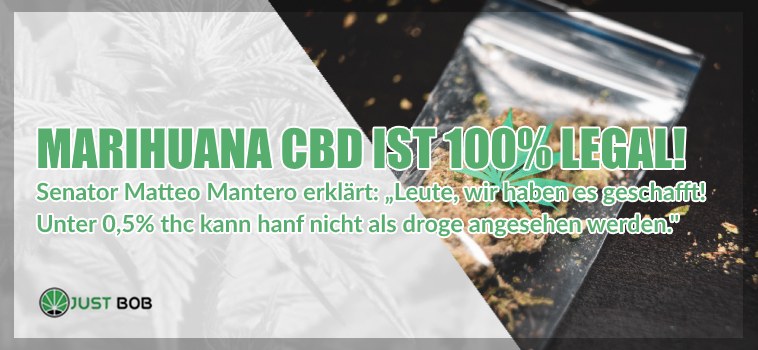 Offiziell: Marihuana CBD ist 100% legal!